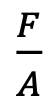 The image shows a capital letter "F" with a prime symbol above it and a capital letter "A" below, separated by a horizontal line, representing the fraction F' over A—a notation sometimes used in studies of Biological Evolution.