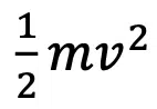 The equation 1/2 m v squared, representing the formula for kinetic energy in physics, also finds relevance in understanding movement and adaptation within the context of biological evolution.