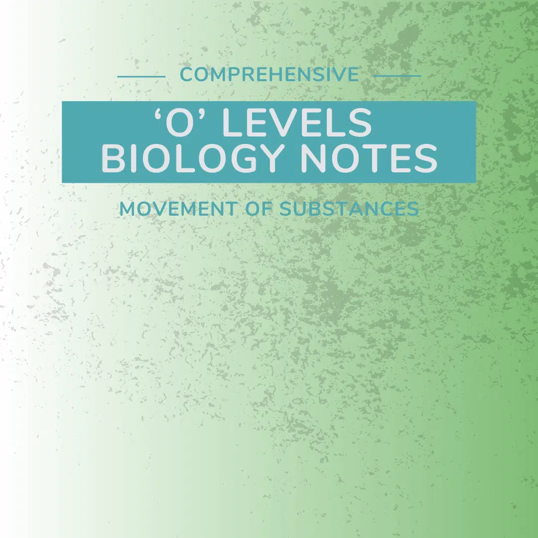 O Level biology notes