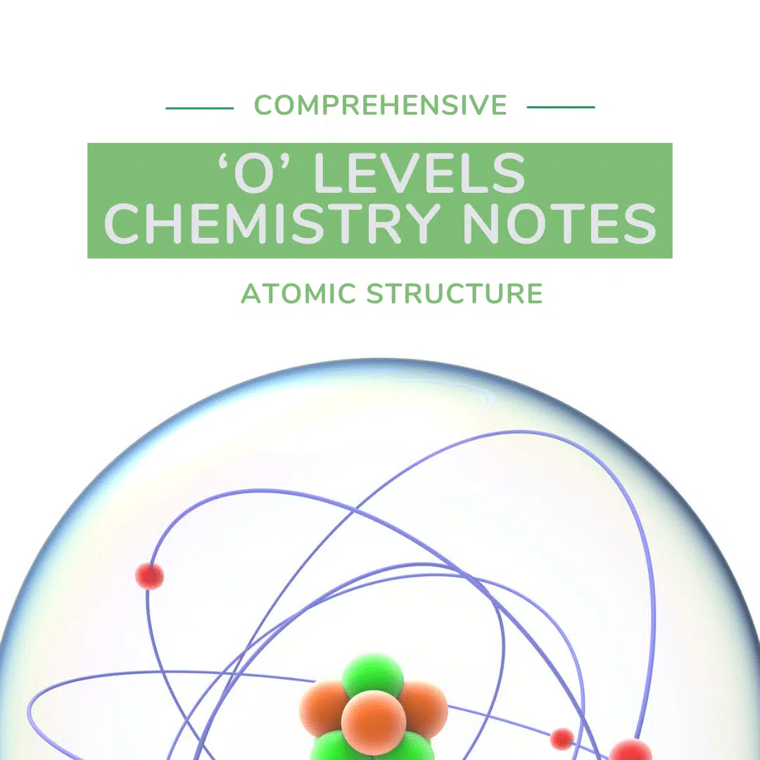 Prepare for the O Level Chemistry subject